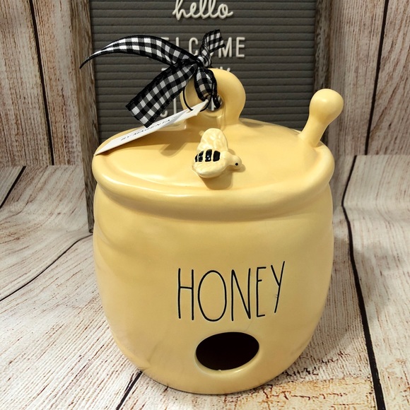 RAE DUNN HONEY Honey Pot Birdhouse NIB - Picture 4 of 9